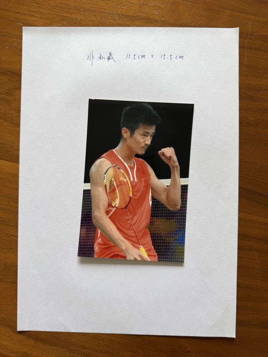 谌龙 签名照 2